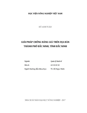 Luận văn thạc sĩ vnua giải pháp chống hàng giả trên địa bàn thành phố bắc ninh tỉnh bắc ninh