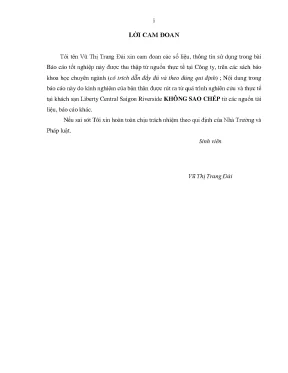 Luận văn thạc sĩ hay giải pháp nâng cao sự hài lòng của khách du lịch về khách sạn liberty central saigon riverside