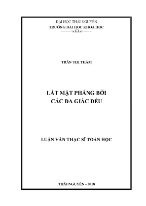 Luận văn thạc sĩ hay lát mặt phẳng bởi các đa giác đều
