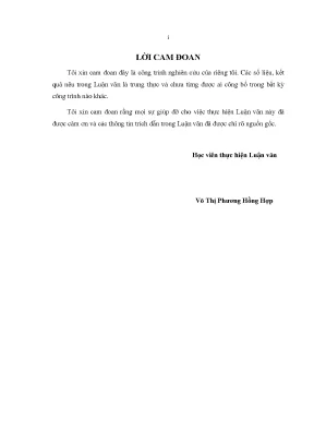 Luận văn thạc sĩ hay các yếu tố tạo động lực làm việc cho nhân viên văn phòng trong các doanh nghiệp thủy sản trên địa bàn tỉnh bạc liêu
