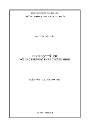 Luận văn thạc sĩ hus hình học tổ hợp với các phương pháp chứng minh luận văn ths toán học 84601