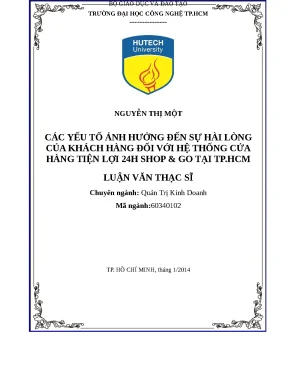 Các yếu tố ảnh hưởng đến chất lượng dịch vụ 24h shop go