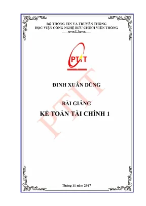 Bai giang ke toan tai chinh 1 phan 1 5561