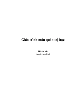 Giao trinh mon qun tr hc