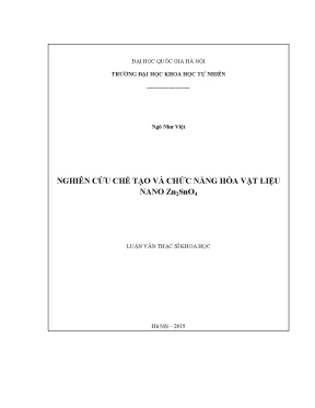 Luận văn thạc sĩ hus nghiên cứu chế tạo và chức năng hóa vật liệu nano zn2sno4 04