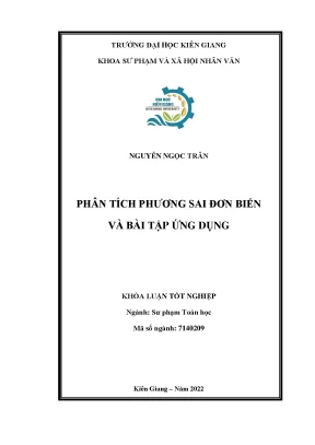 Khóa luận sửa trân