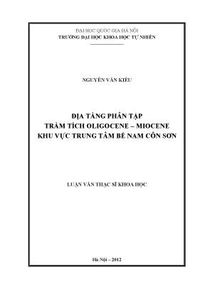 Luận văn thạc sĩ hus địa tầng phân tập trầm tích oligocene miocene khu vực trung tâm bể nam côn sơn