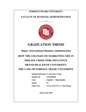 How the changes of marketing mix in disease crisis time influence brand health of university the case of foreign trade university