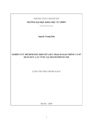 Luận văn thạc sĩ hus nghiên cứu biến động giá đất ở tại huyện thanh oai tp hà nội trước và sau khi thay đổi địa giới hành chính