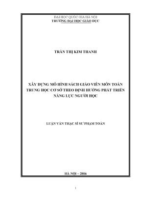 Luận văn thạc sĩ vnu ued xây dựng mô hình sách giáo viên môn toán trung học cơ sở theo định hướng phát triển năng lực người học
