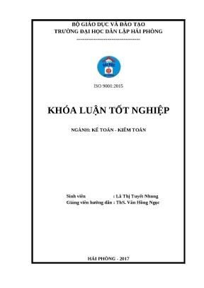 Luận văn hoàn thiện công tác kế toán hàng hóa tại công ty cổ phần đầu tư và phát triển hải nam