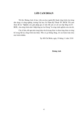 Luận văn thạc sĩ nghiên cứu giải pháp gia cố nền đất yếu có cát san lấp bằng túi dbox cho công trình nhà ở thấp tầng tại an giang