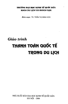 Thanh toán quốc tế trong du lịch