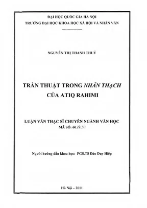Luận văn thạc sĩ ussh trần thuật trong nhẫn thạch của atiq rahimi