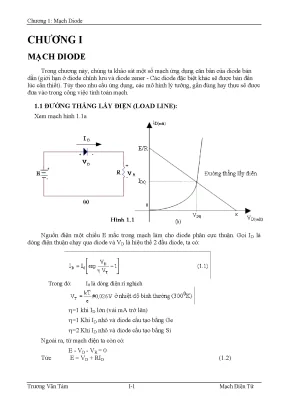 Chương 1 mạch diode