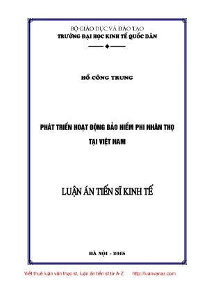Phát triển hoạt động bảo hiểm phi nhân thọ tại việt nam phát triển hoạt động bảo hiểm phi nhân thọ tại việt nam luận án tiến sĩ kinh tế