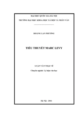 Luận văn thạc sĩ ussh tiểu thuyết marc levy