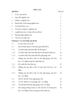Luận văn thạc sĩ vnu ued những giải pháp phát triển đội ngũ giảng viên trường cao đẳng bách khoa hưng yên