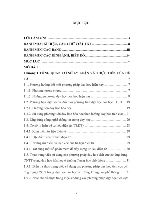 Luận văn thạc sĩ vnu ued xây dựng và hướng dẫn khai thác sử dụng tư liệu dạy học điện tử môn hóa học lớp 11 nâng cao trung học phổ thông theo hướng dạy học tích cực