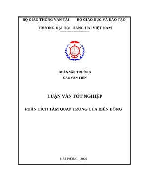 Luận văn tốt nghiệp phân tích tầm quan trọng của biển đông