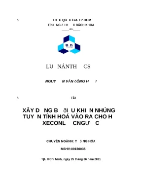Luận án thạc sỹ xây dựng bộ ðiều khiển nhúng tuyến tính hoá vào ra cho hệ xe con lắc ngược