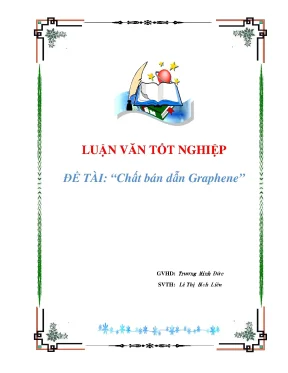Luận văn tốt nghiệp chất bán dẫn graphene