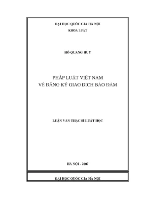 Luận văn thạc sĩ vnu ls giải quyết tranh chấp kinh tế giữa các bên liên doanh trong doanh nghiệp liên doanh tại việt nam