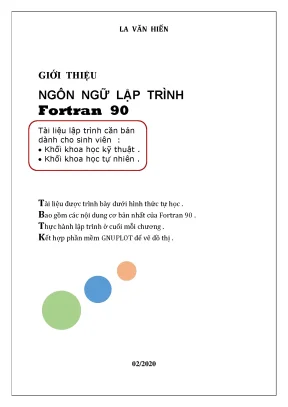 Introduction fortran 90 self teaching do