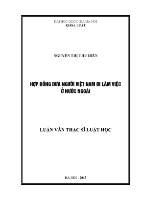 Luận văn thạc sĩ vnu ls hợp đồng đưa người việt nam đi làm việc ở nước ngoài 07001