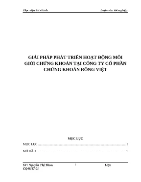 Luận văn kế toán chứng khoán