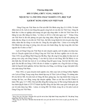 Giáo trình lịch sử đcsvn
