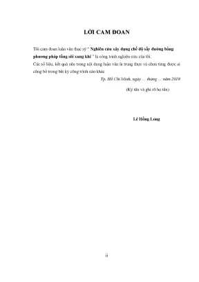 Luận văn thạc sĩ nghiên cứu xây dựng chế độ sấy đường rs bằng phương pháp tầng sôi xung khí