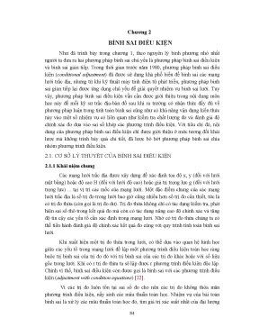Giáo trình lý thuyết sai số phần 2