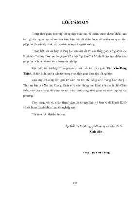 Luận văn thạc sĩ nâng cao chất lượng đào tạo nghề cho lao động nông thôn tại thành phố châu đốc tỉnh an giang