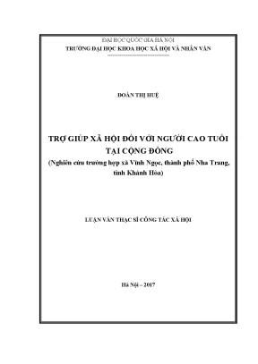 Luận văn thạc sĩ ussh trợ giúp xã hội đối với người cao tuổi tại cộng đồng nghiên cứu trường hợp xã vĩnh ngọc thành phố nha trang tỉnh khánh hòa 01