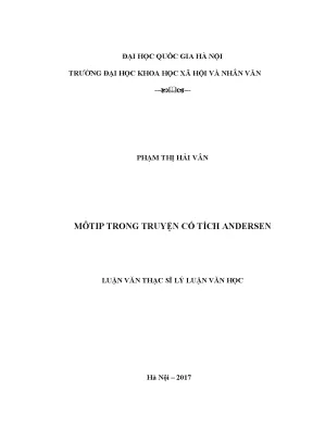 Luận văn thạc sĩ ussh mô tip trong truyện cổ tích của andersen