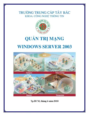 Giáo trình quản trị mạng windows server 2003 trường trung cấp tây bắc