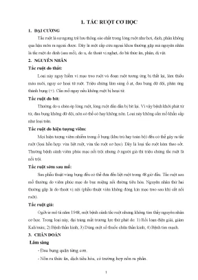 Tắc ruột cơ học