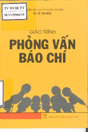 Giáo trình phỏng vấn báo chí