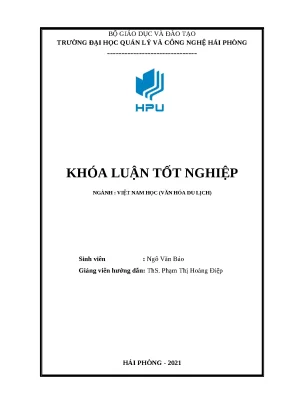 Khóa luận tốt nghiệp file word tiềm năng khai thác và phát triển loại hình du lịch chăm sóc sức khỏe ở quảng ninh