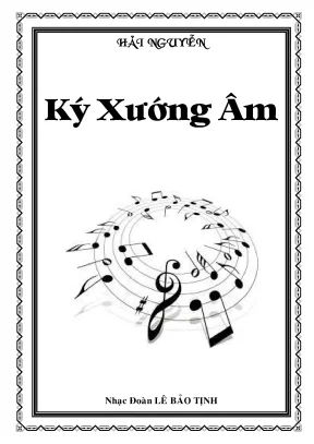 Giáo trình ký xướng âm phần 1 ns hải nguyễn