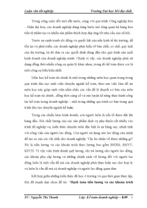 Hạch toán tiền lương và các khoản trích theo lương tại công ty cổ phần bánh kẹo hải hà