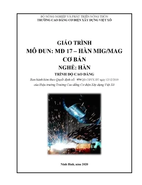Giáo trình hàn migmag cơ bản nghề hàn cao đẳng phần 1 trường cao đẳng cơ điện xây dựng việt xô