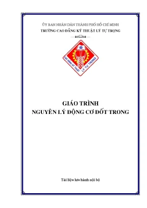 Giáo trình nguyên lý động cơ đốt trong