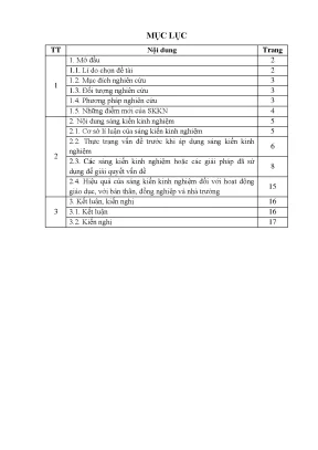 Skkn cấp tỉnh một số biện pháp nâng cao hiệu quả dạy học nhảy cao kiểu bước qua cho học sinh khối 8 trường thcs tây đô