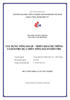 Đồ án voip tổng đài fusionpbx