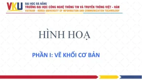 Hình hoạ phần i vẽ khối cơ bản full 10 điểm